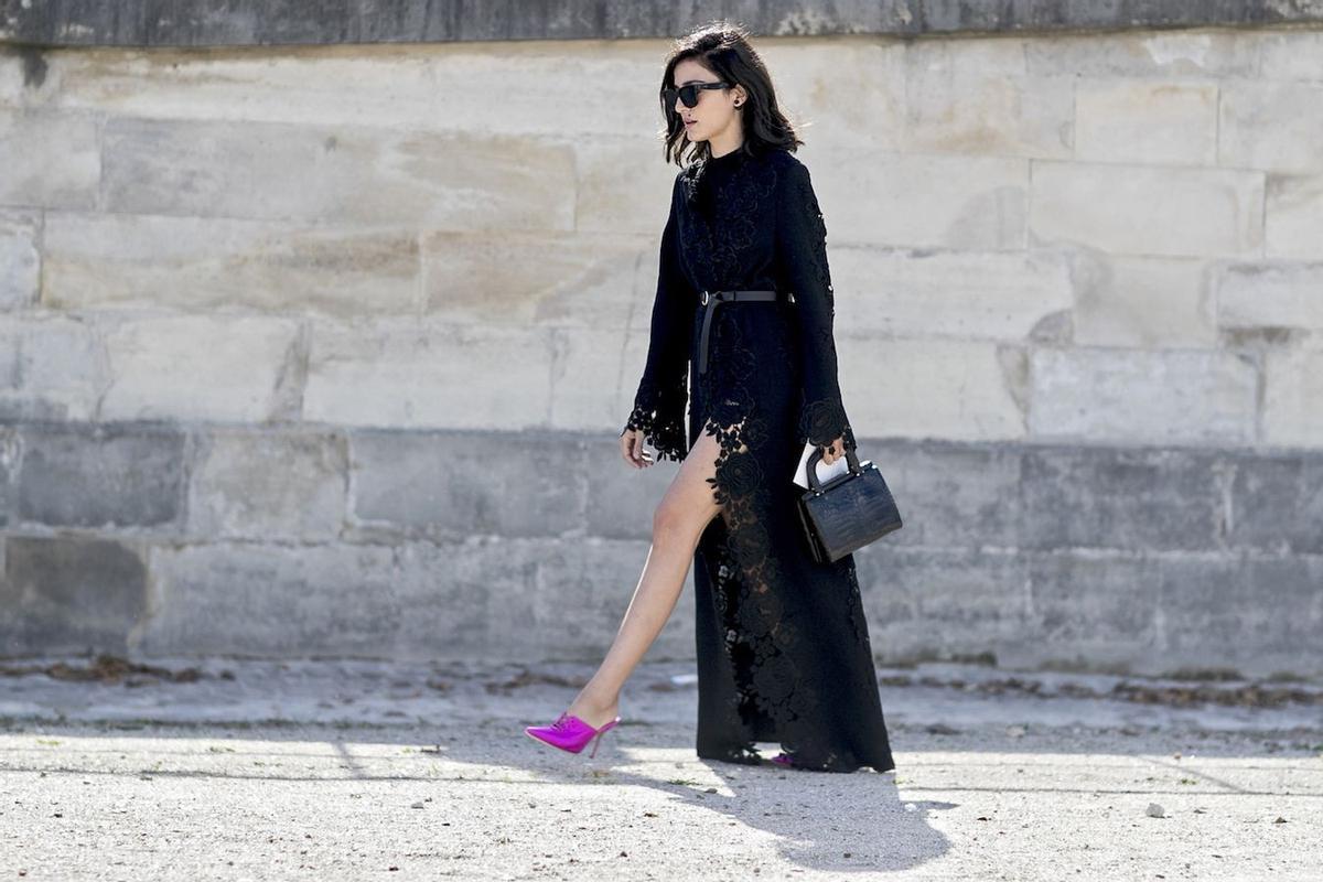 Fiebre flúor: París fashion week streetstyle