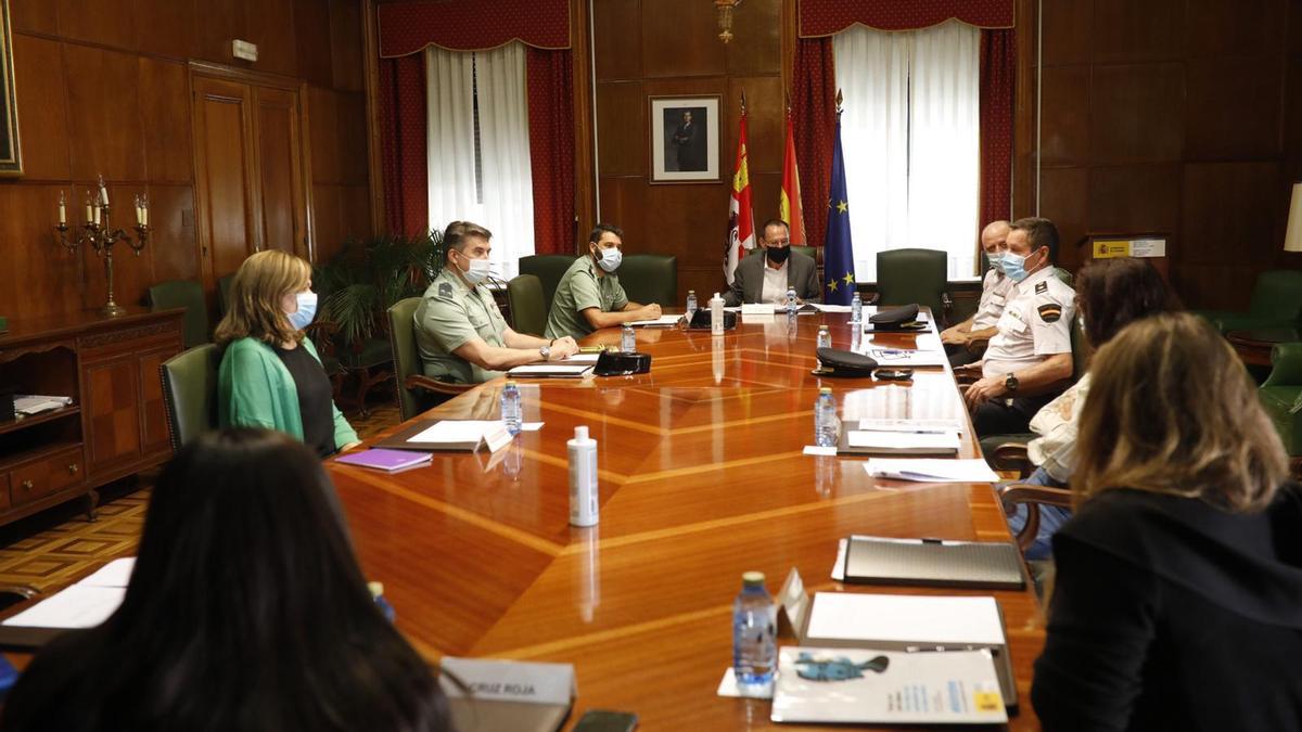 Reunión de la Subdelegación del Gobierno en Zamora