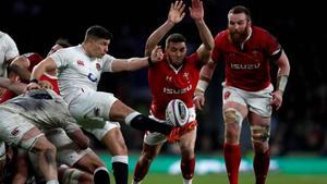 Ben Youngs durante una acción del partido