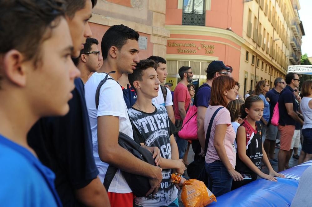 Baloncesto 3x3 en la Plaza Belluga