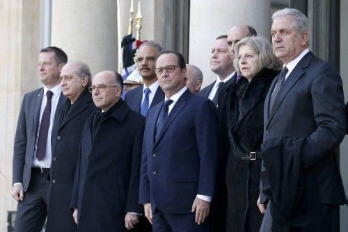 Líderes de todo el mundo acuden a la manifestación contra el terrorismo de París