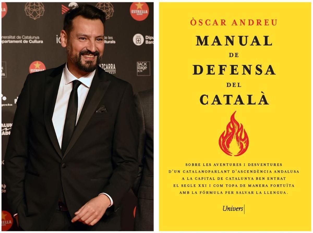 "Manual de defensa del català" del popular humorista Òscar Andreu, está publicado en el sello Univers.