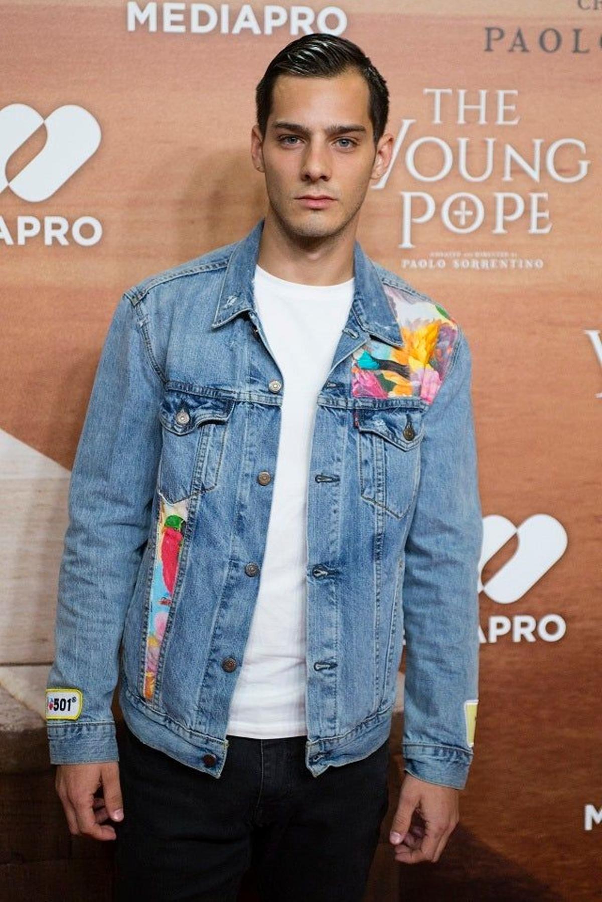 Joel Bosqued en el estreno de 'The young Pope' en Madrid