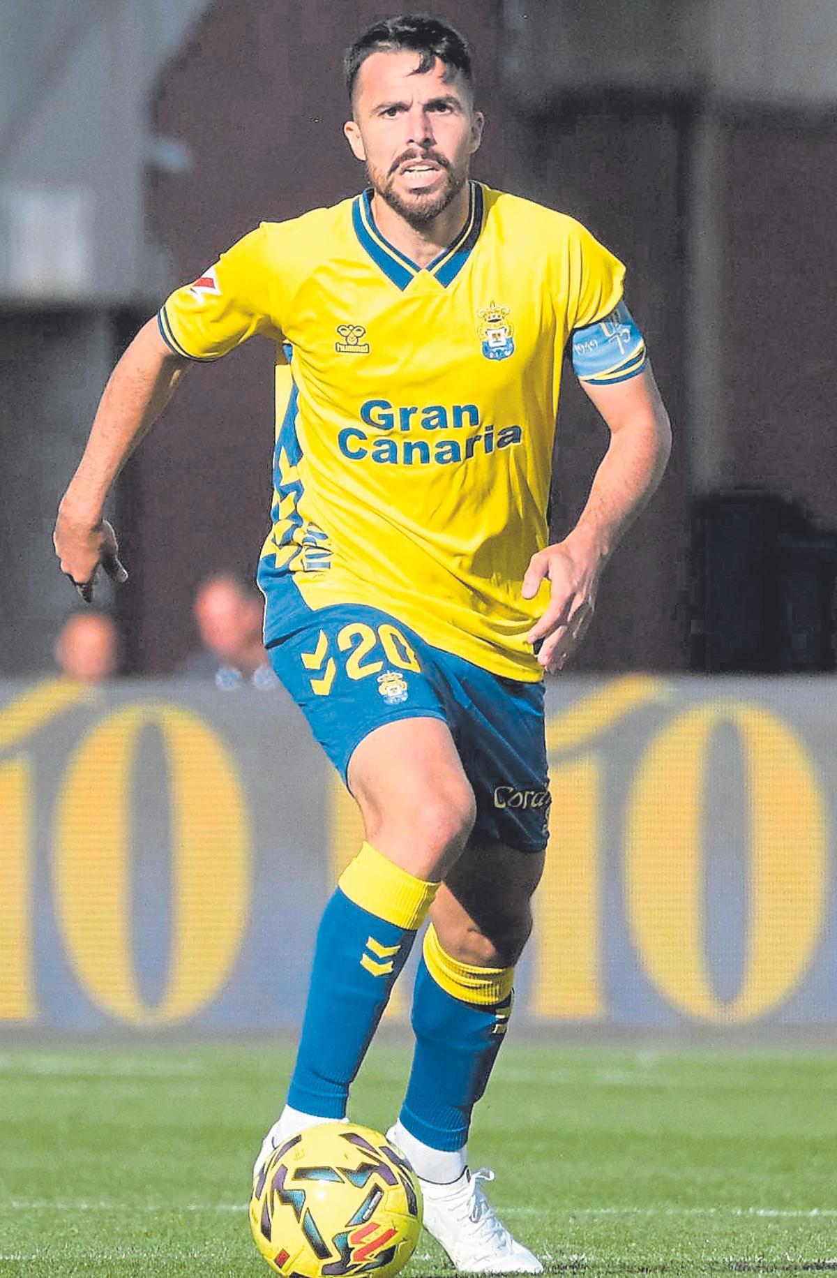 Kirian Rodríguez, en un pulso de este curso en el Gran Canaria.