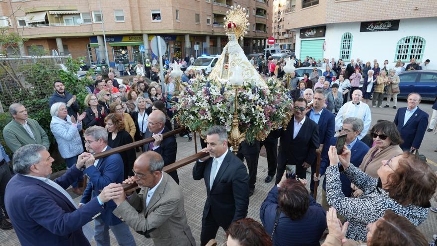 Traslado de la Virgen de Lledó a la parroquia de la Esperanza de Castelló