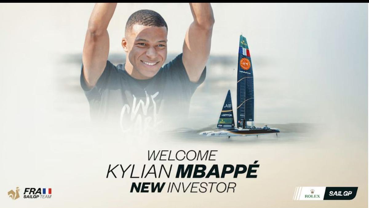 Kylian Mbappé, uno de los grandes inversores de SailGP