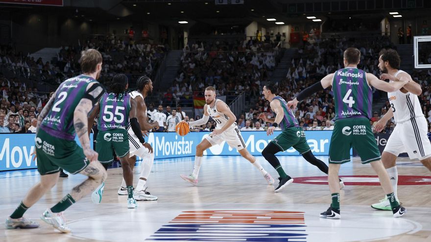 Las notas de los jugadores del Unicaja en el primer partido contra el Real Madrid