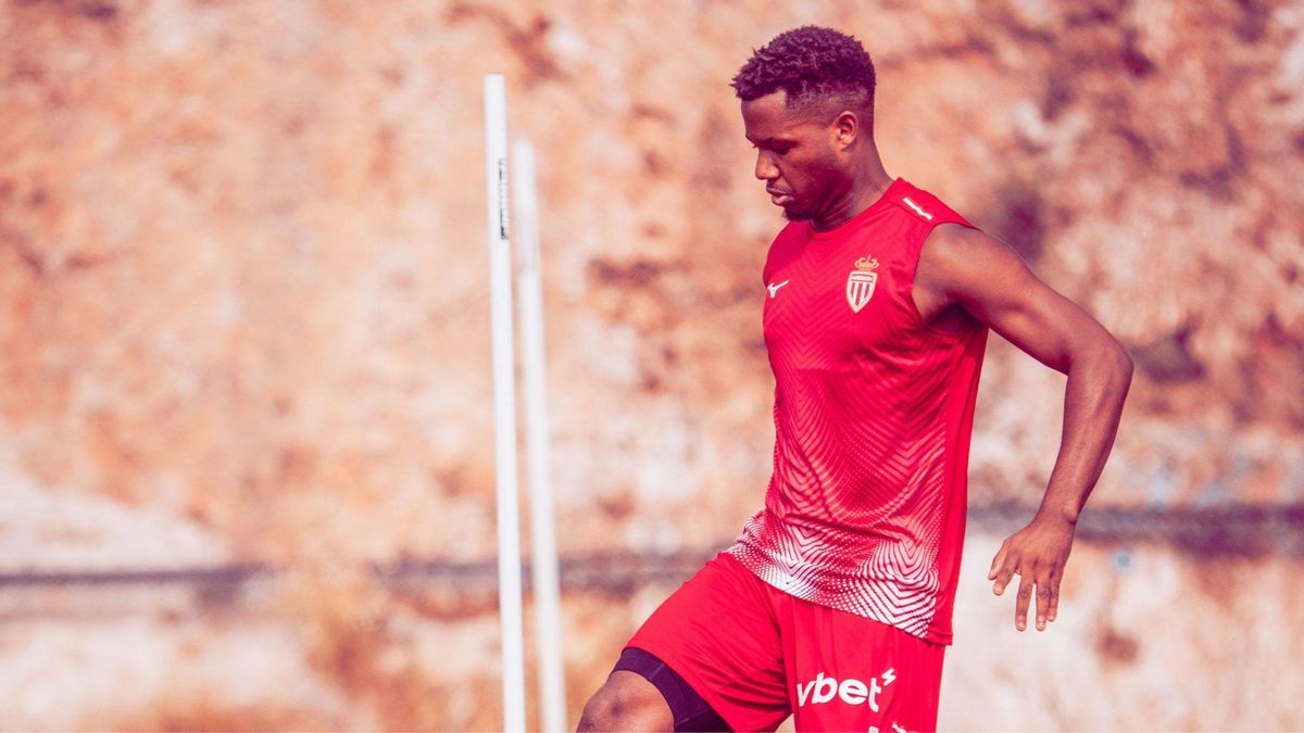 Ansu Fati, en sus primeros entrenamientos con el AS Mónaco