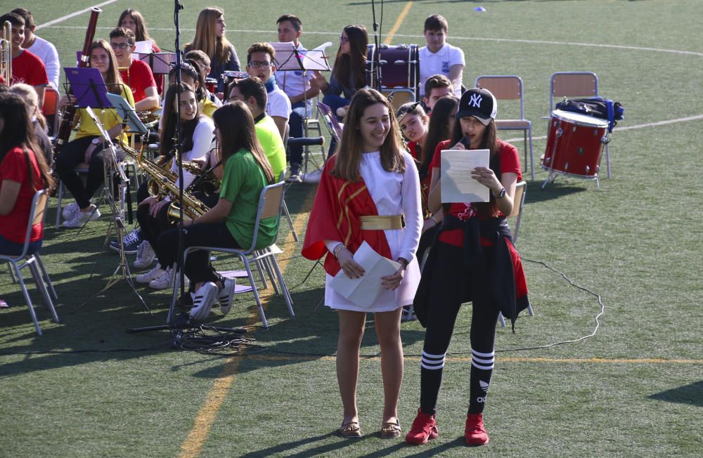 Más de 1.300 estudiantes de las comarcas de la Vega Baja y el Baix Vinalopó participan en la X edición de las Olimpiadas Clásicas.