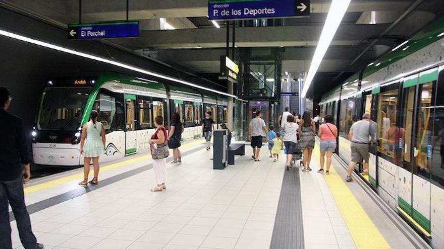 Una imagen del metro de Málaga.