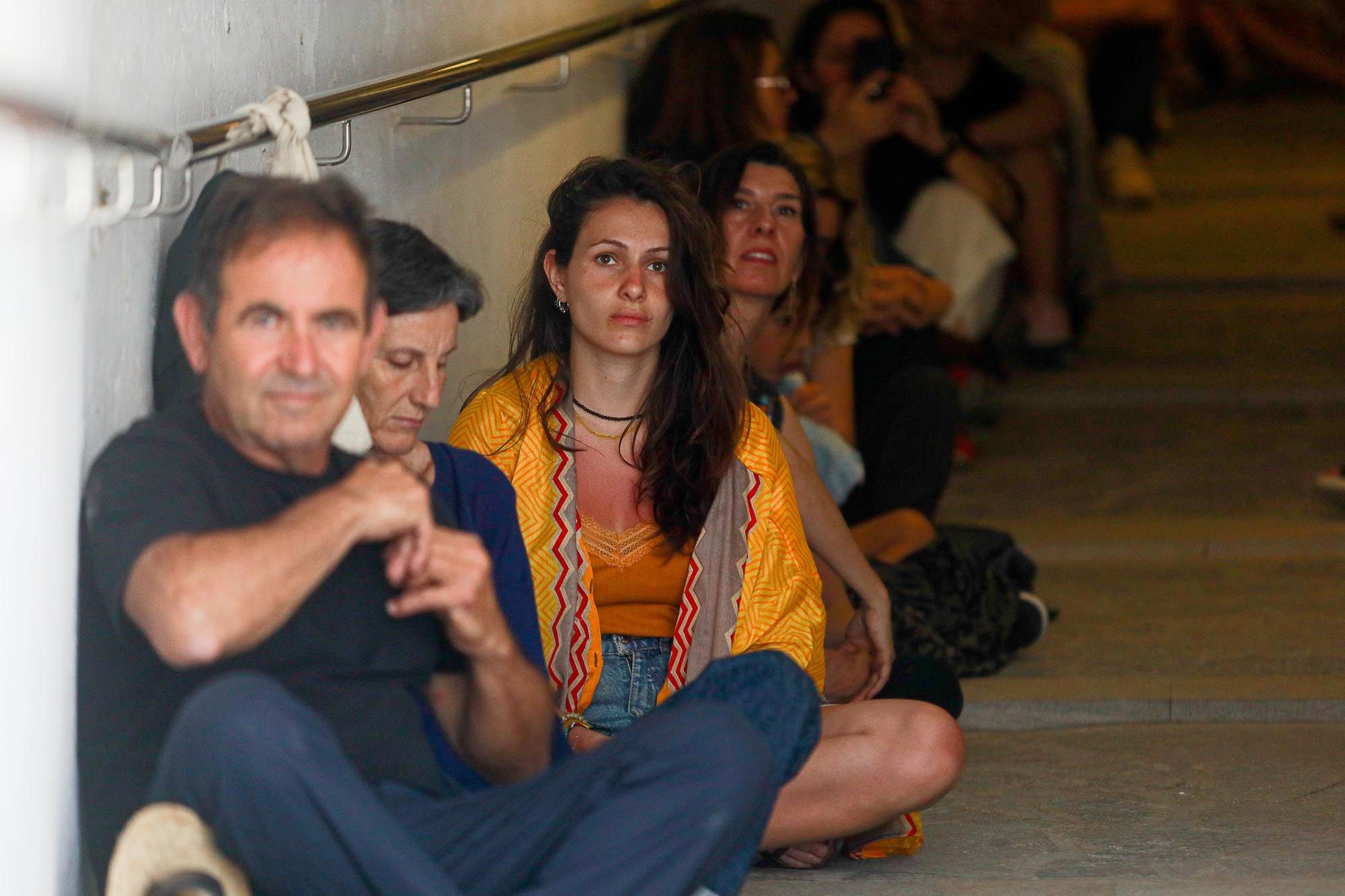 Concierto "experimento" de chelo en un túnel de Ibiza