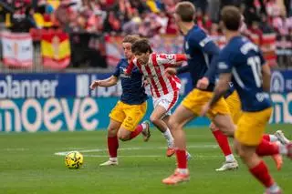 En imágenes: las fotos del partido entre el Andorra y el Sporting de Gijón