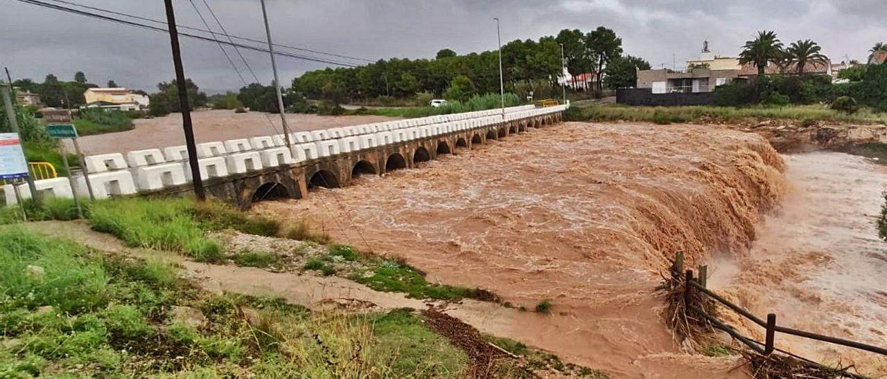 Barranco de Vinaròs tras la última DANA que azotó a la localidad castellonense. | LEVANTE-EMV