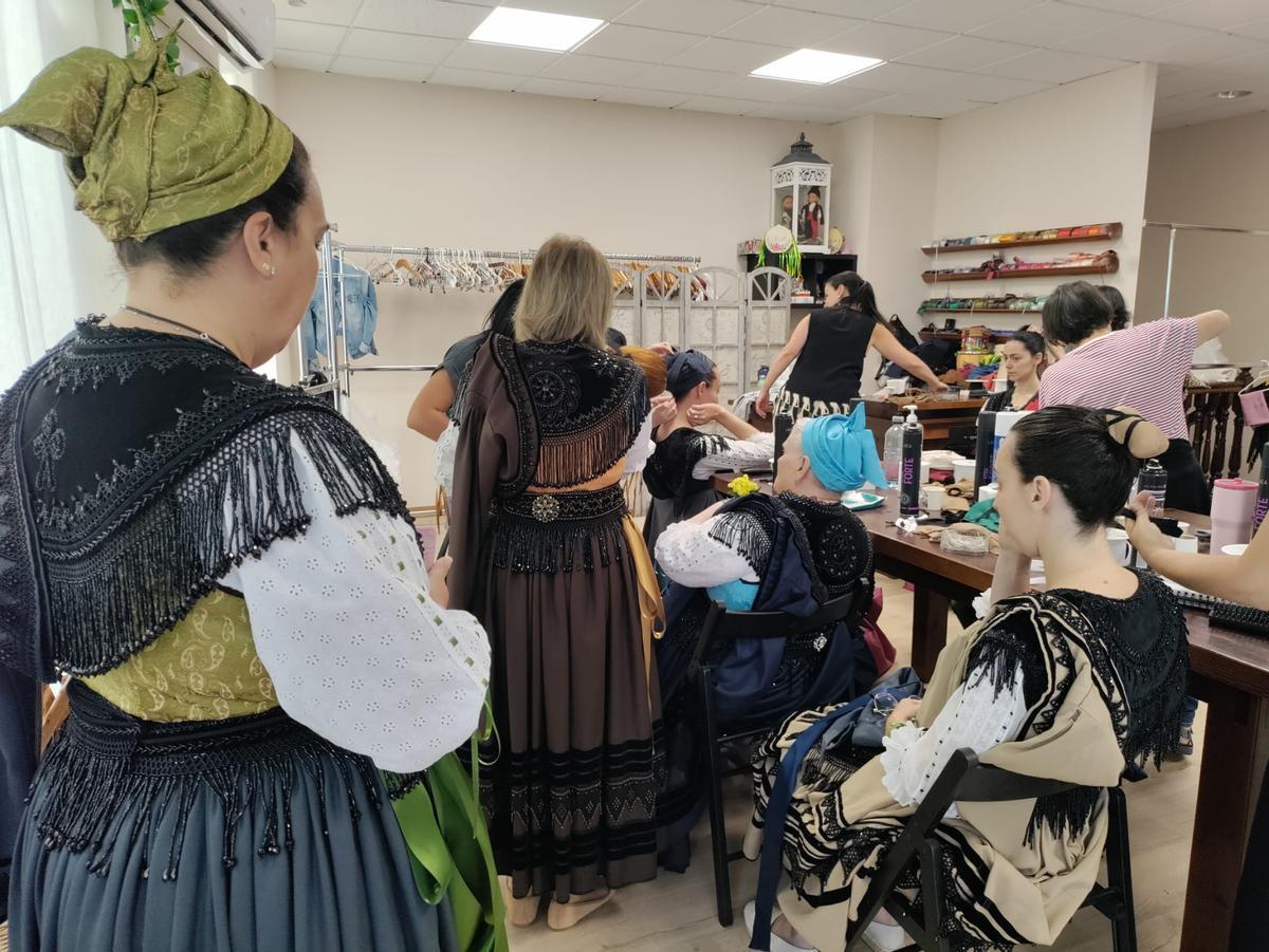 El ritual del traje de aldeana