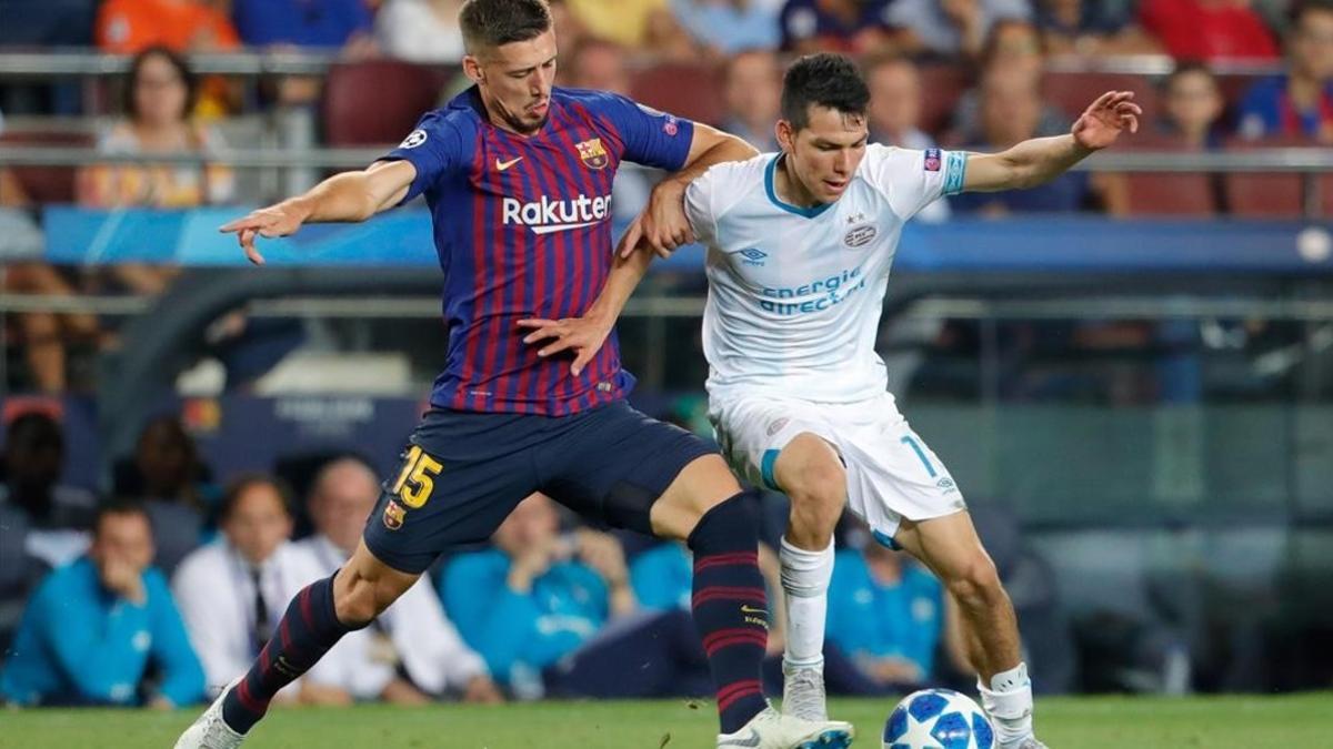 zentauroepp45095854 barcelona  spain   september 18   l r  clement lenglet of fc180920195146