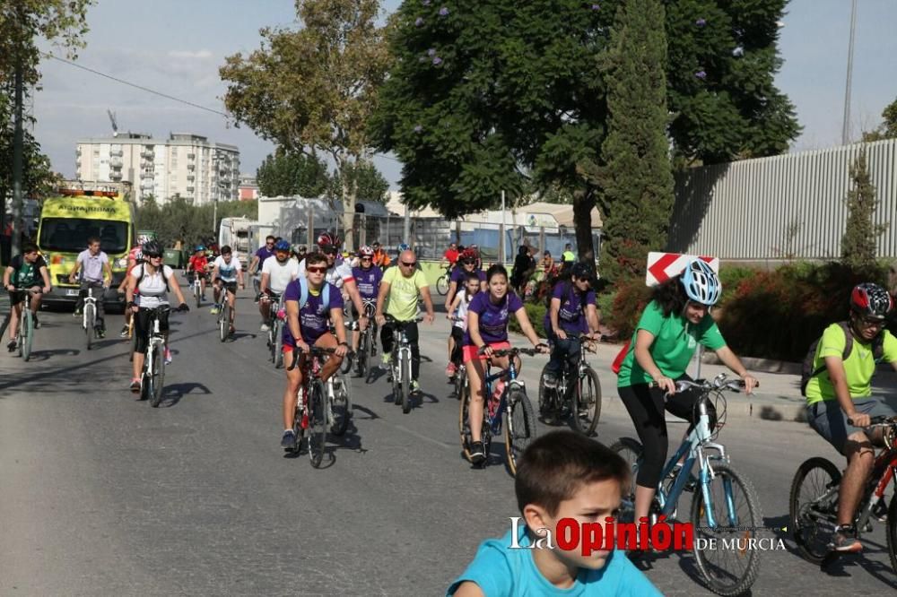 Ciclopaseo para clausular en Lorca los JDG