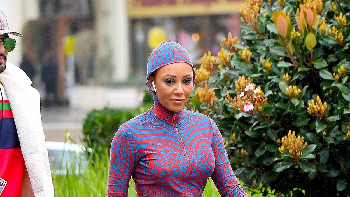 Mel B con un look futurista en Pasadena