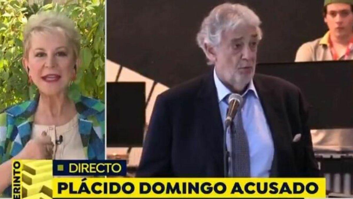 Karmele Marchante aclara sus palabras sobre Plácido Domingo