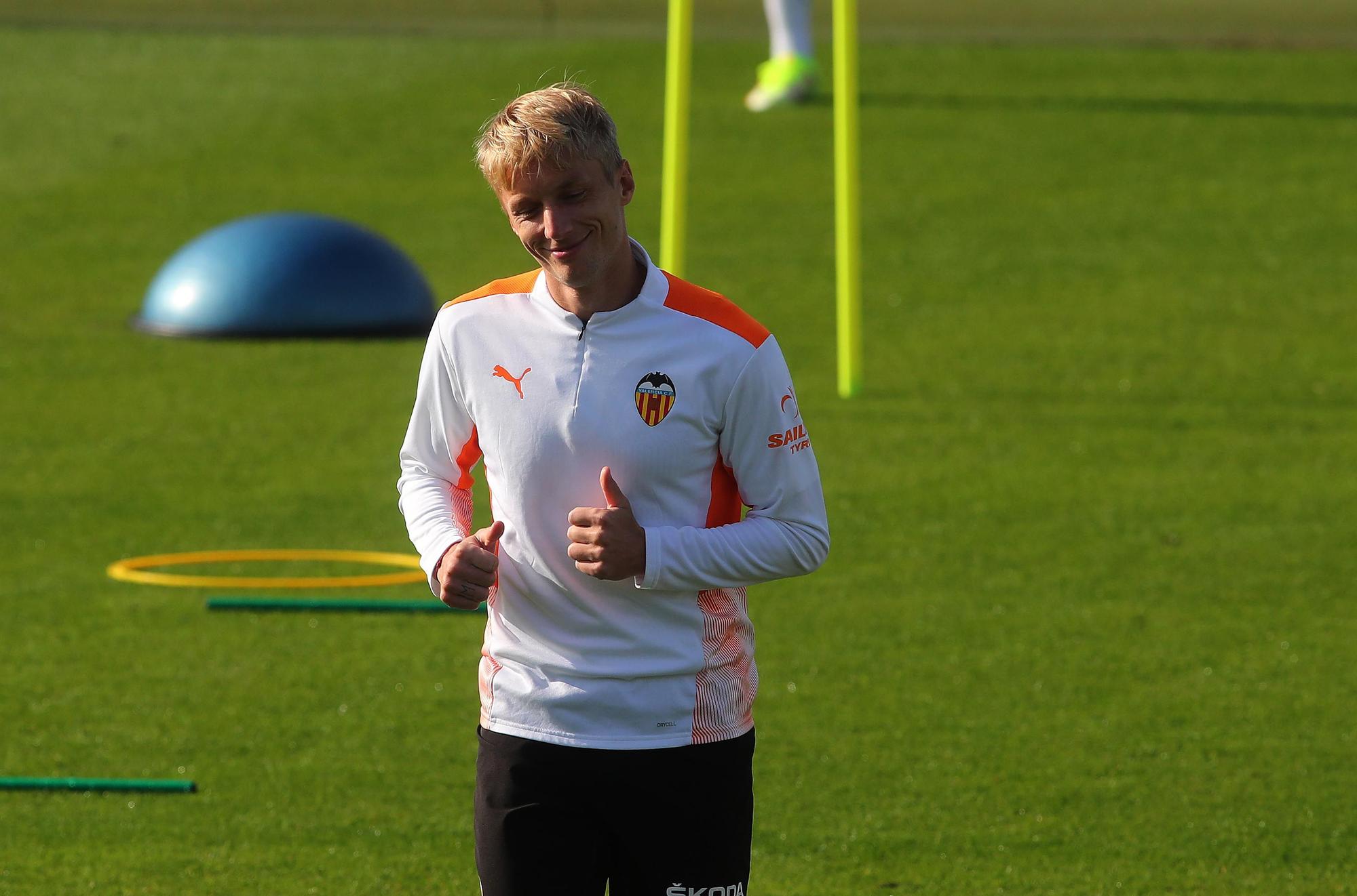 Así ha sido el entrenamiento de hoy del Valencia CF