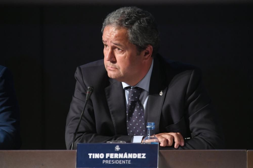 Tino Fernández, reelegido presidente del Deportivo