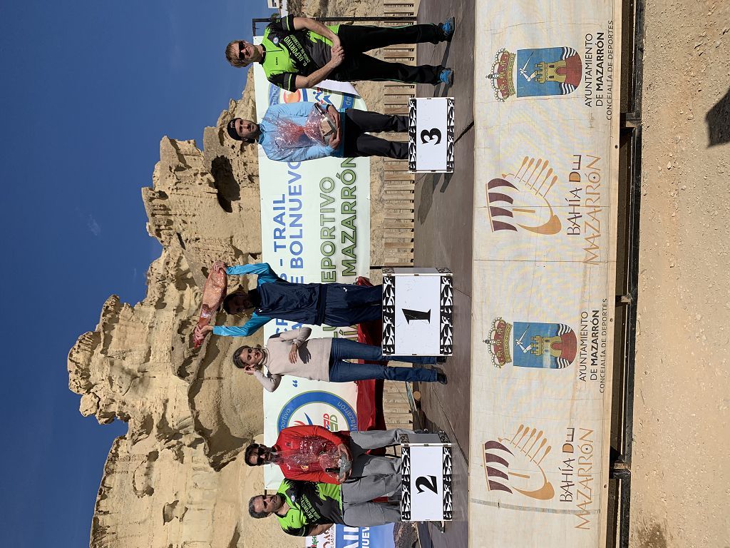 Todas las imágenes del cross por las calas de Bolnuevo, en Mazarrón