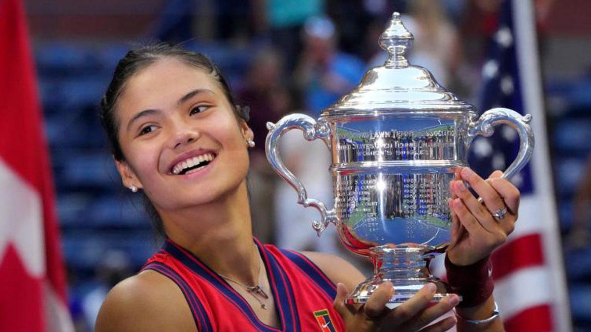 Raducanu al ganar el US Open