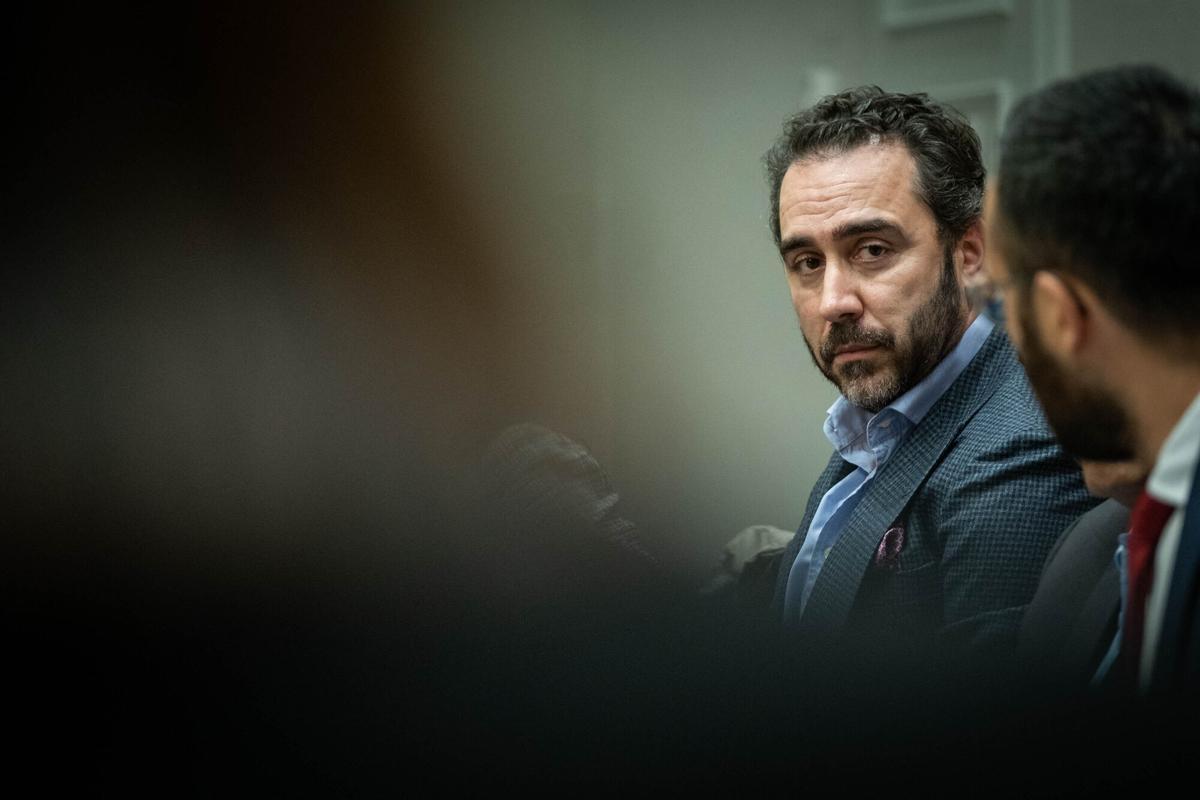 Aldama acude a la comisión de investigación del 'caso Mascarillas' en el Parlamento de Canarias