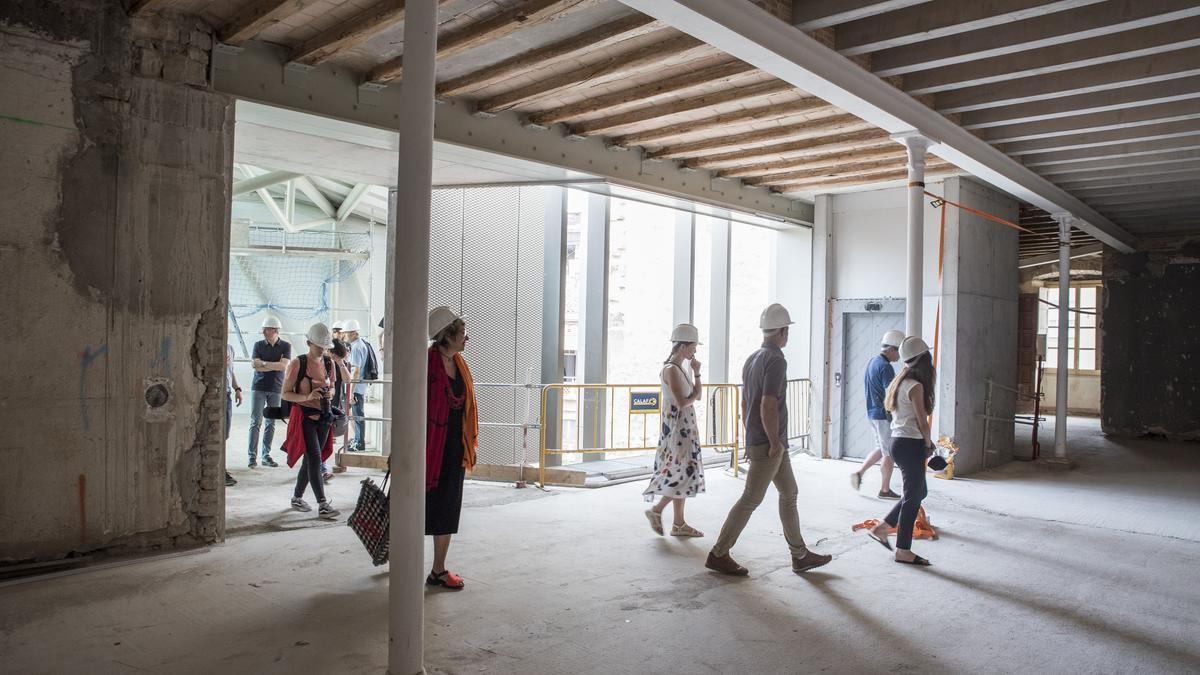 Interior del futur Museu del Barroc de Catalunya