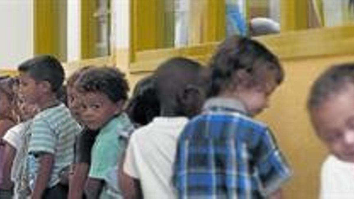 Inicio de curso el año pasado en una escuela del Vallès Occidental.