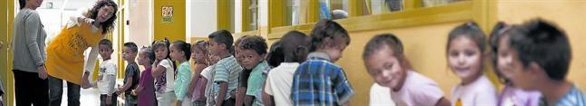 Inici de curs l’any passat en una escola del Vallès Occidental. Inici de curs l’any passat en una escola del Vallès Occidental.