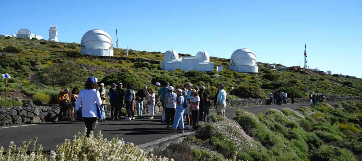 Imagen, ayer, de los alrededores del Observatorio. | IAC