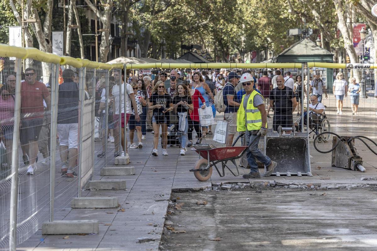 El PSC promet avançar el final de la reforma de la Rambla almenys tres anys