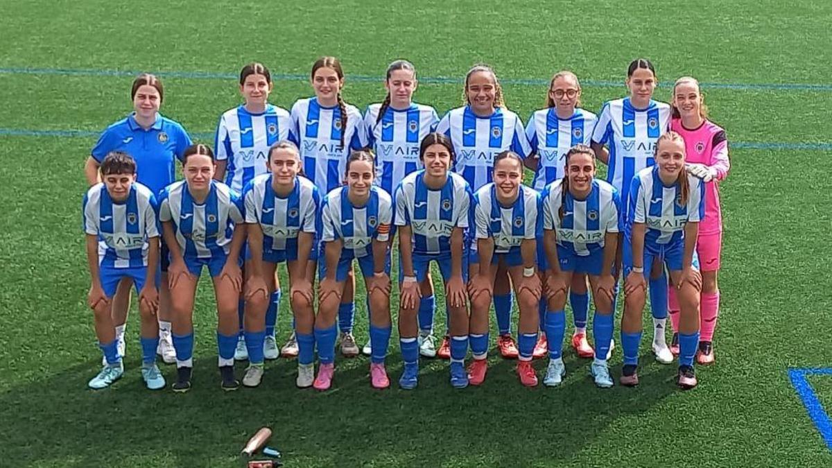 Plantilla de jugadoras del CF Gandia femenino amateur de 1ª Regional Valenta