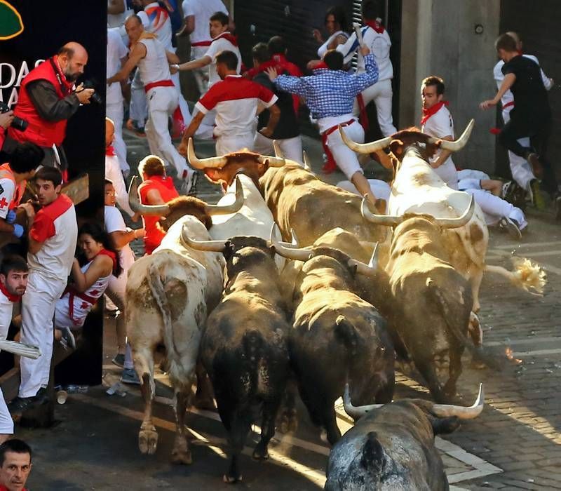 Último encierro de las Fiestas de San Fermín 2015