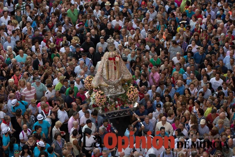 Salida de la Virgen de la Fuensanta desde la Cated