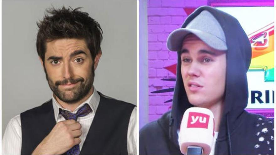 Dani Mateo y Justin Bieber.