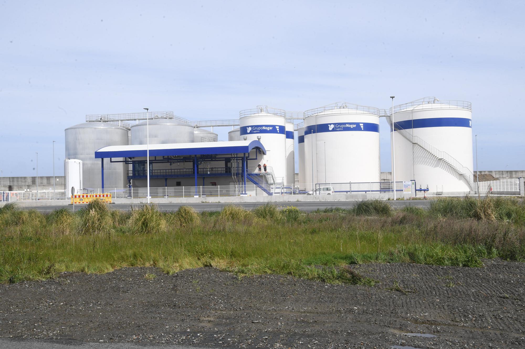Inauguración de la nueva terminal de graneles líquidos de Galigrain en el puerto exterior
