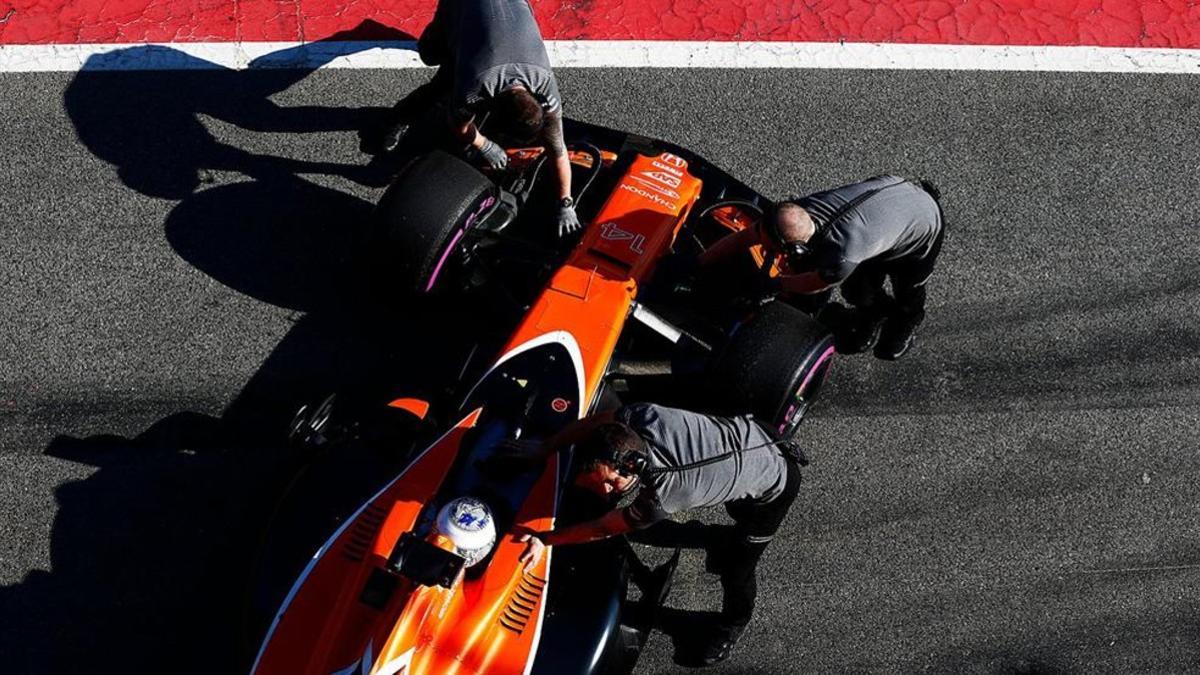 McLaren ha sido el coche que menos ha rodado en pretemporada