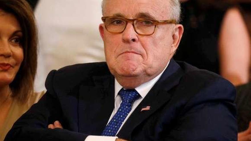 El abogado de Trump y exalcalde de Nueva York Rudy Giuliani.