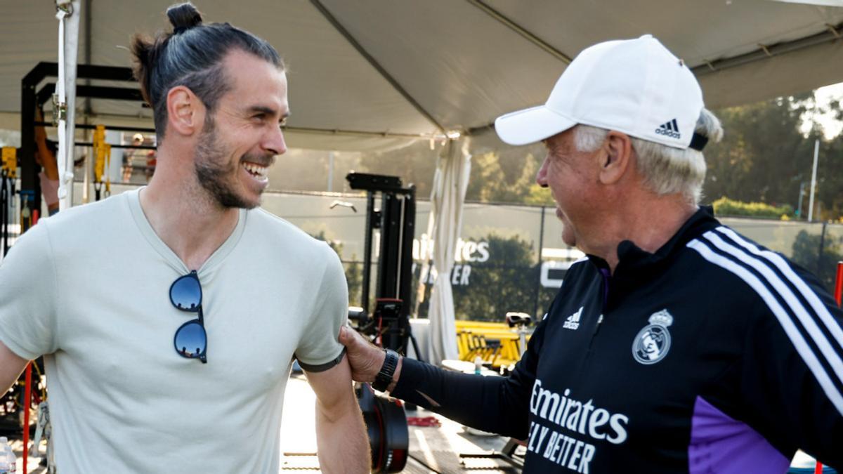 Gareth Bale visita al Real Madrid en Los Ángeles