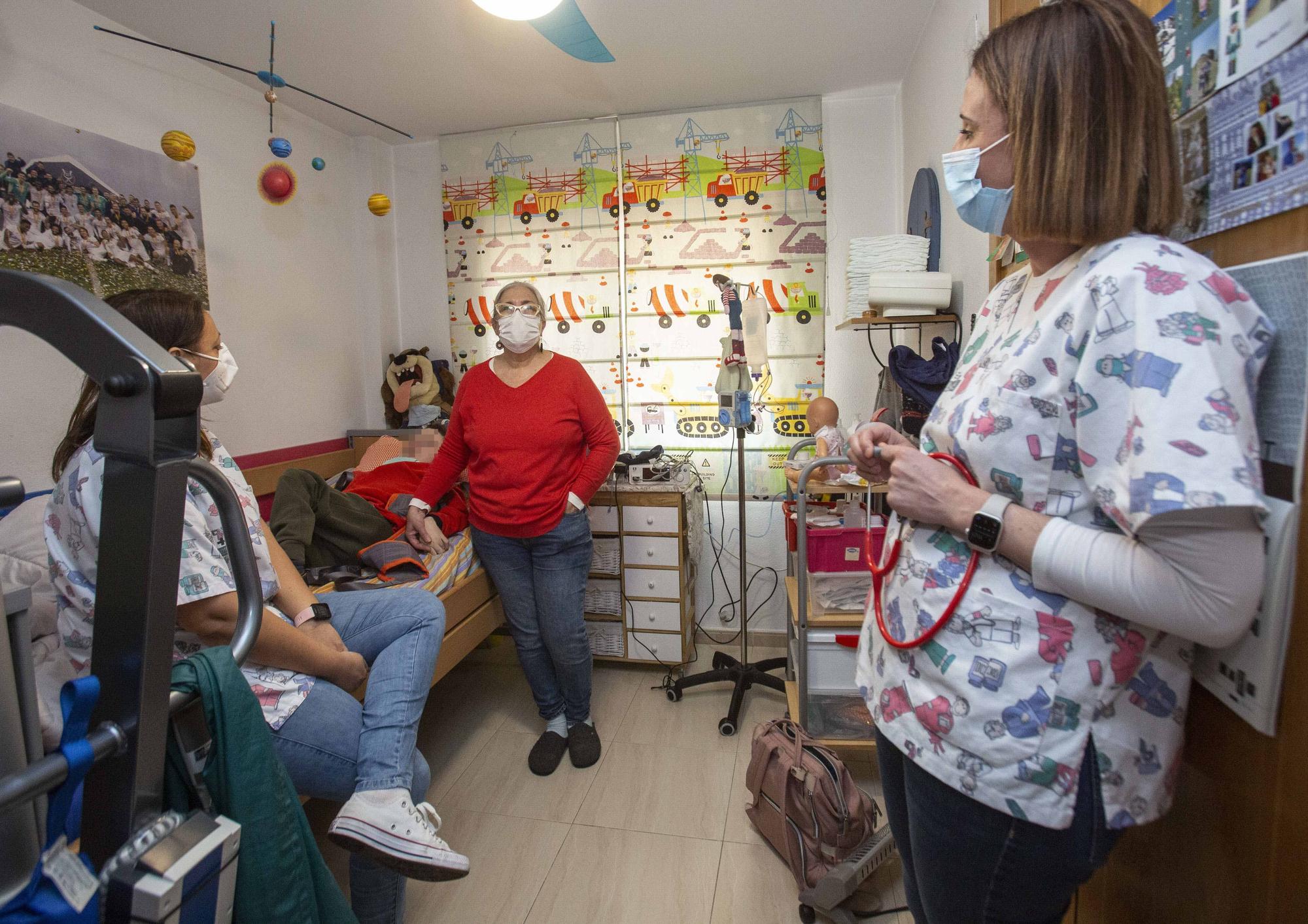 Siete de cada diez niños atendidos a domicilio son pacientes con graves enfermedades neurológicas