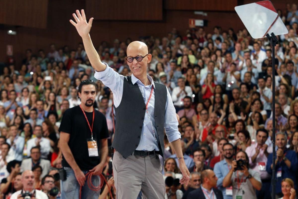 Congreso extraordinario del PSOE en el que se proclamó a Pedro Sánchez como nuevo secretario general de los socialistas (27/7/2014).