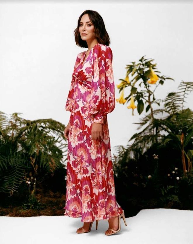 Tamara Falcó con vestido Evest de su colección para Pedro del Hierro