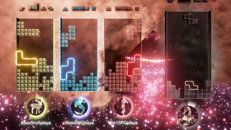 Imatge del joc &#039;Tetris Effect Connected&#039;