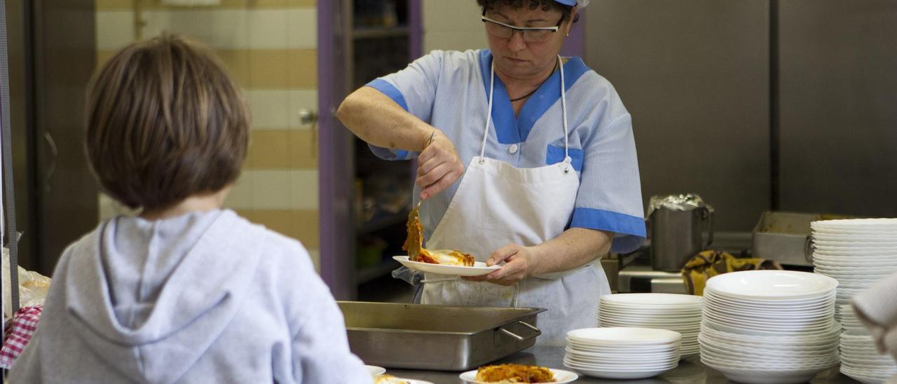 Imagen de un comedor escolar