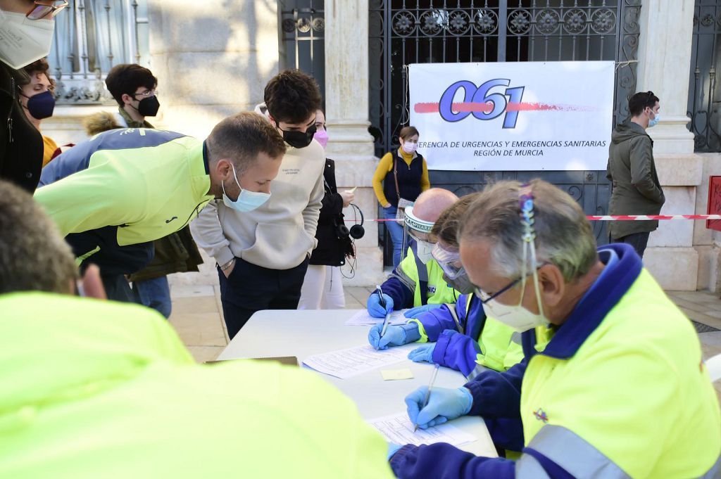 Punto móvil de test covid y vacunación en Cartagena este jueves