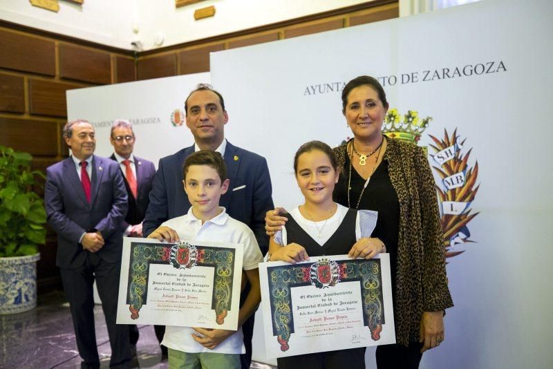 Premios de los concursos del Pilar