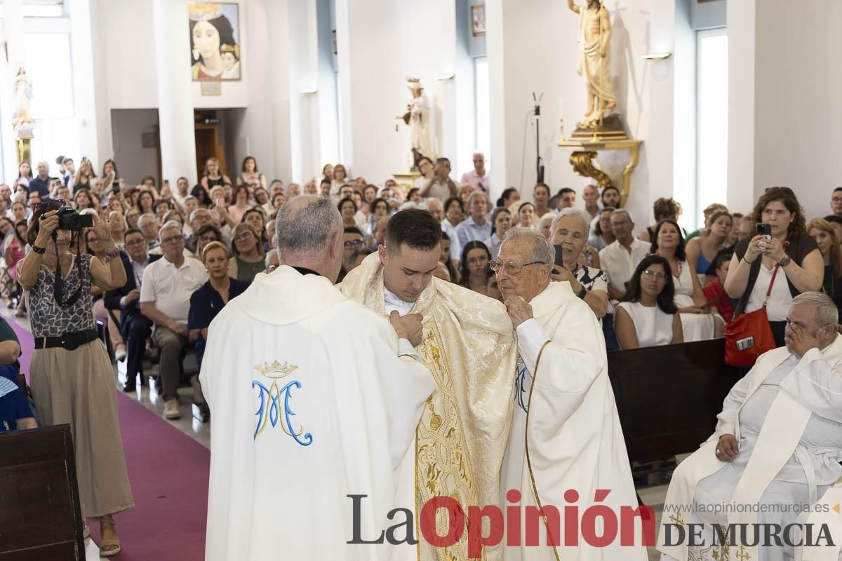 Así se ha vivido la ordenación sacerdotal de Miguel Tovar Fernández en la pedanía molinense de Torrealta