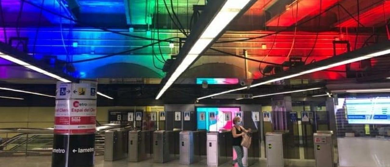 Ferrocarrils de la Generalitat se suma a la celebració del Dia de l&#039;Orgull LGTBI a València