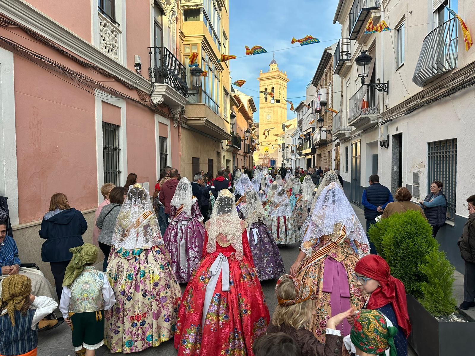 Traslado de la Virgen de los Desamparados en Torrent.